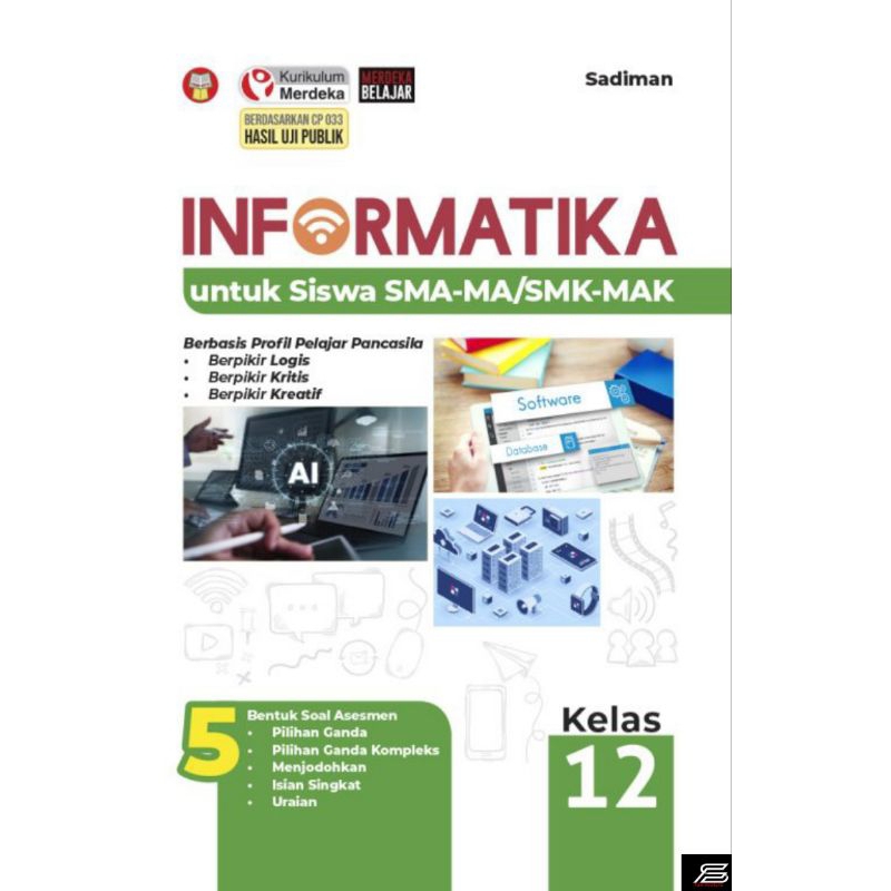 Jual Buku Informatika Untuk Siswa Sma Masmk Mak Kelas 12xii Kurikulum Merdeka Shopee Indonesia 7812