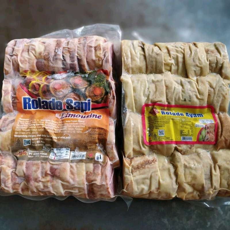 Jual PROMO Rollade Sapi - ayam Rolade Murah King Food Katering 1 KG ...