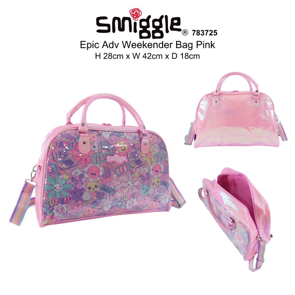 Smiggle Away Weekender Bag Smiggle Shimmer Weekender Bag Top