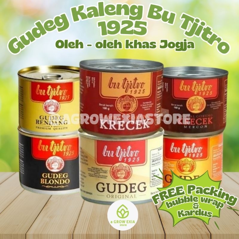 Jual Gudeg Kaleng Bu Tjitro 1925 Sambal Goreng Krecek Mercon Oleh Oleh ...