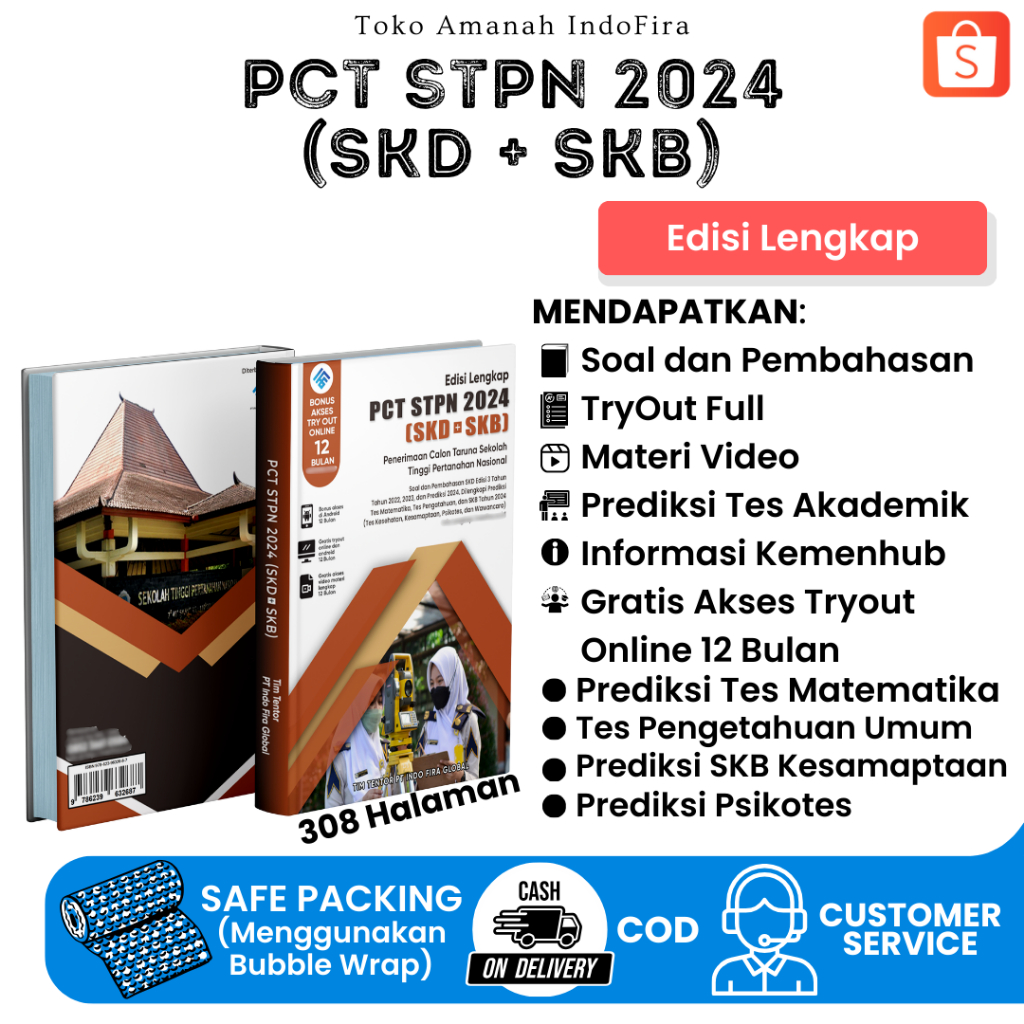 Jual Versi Terbaru Buku PCT STPN 2024 SKD   SKB (Edisi Lengkap   Gratis