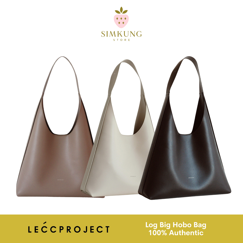 [Ready Stock] LECCPROJECT Big Log Hobo Bag - 100% Original Korea