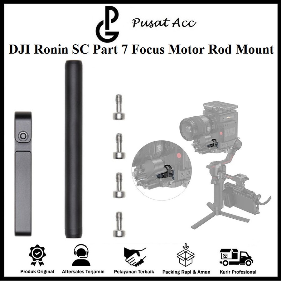 Jual DJI Ronin SC Focus Motor Rod Mount - Focus Motor Rod Mount ...
