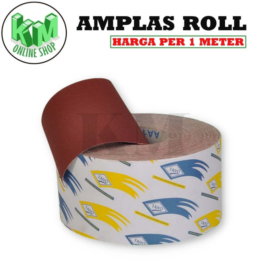 Jual Amplas Roll Amplas Kayu Besi Tembok Amplas Meteran Amplas 1 Meter ...