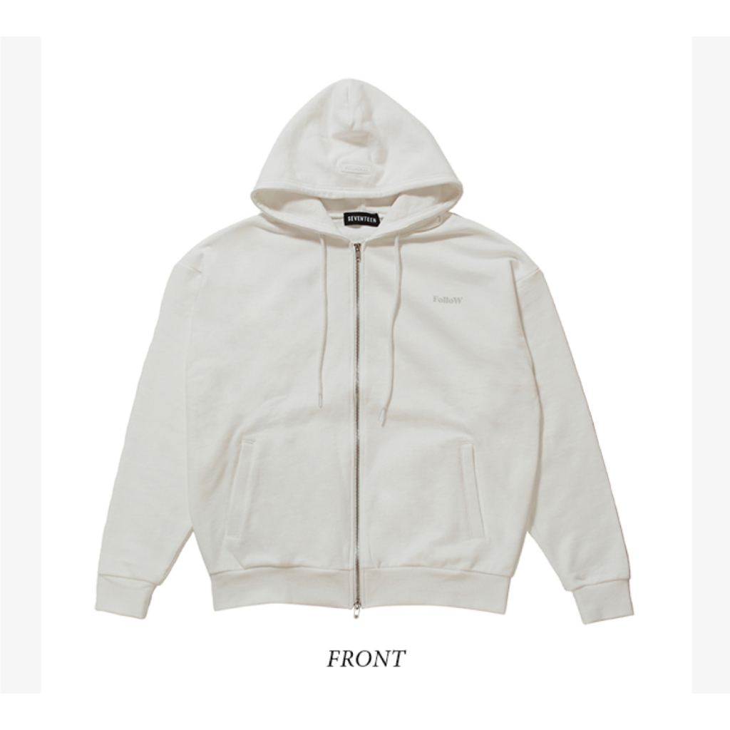 SEVENTEEN FOLLOW TO JAPAN ZIP-UP HOODIE SIZE L W/ 13