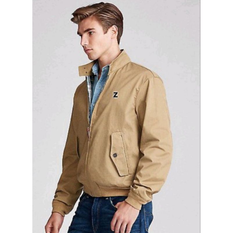 Jual MEX21 Jaket Harrington Pria/Jacket Harrington CLETO CREAM/ Jaket ...