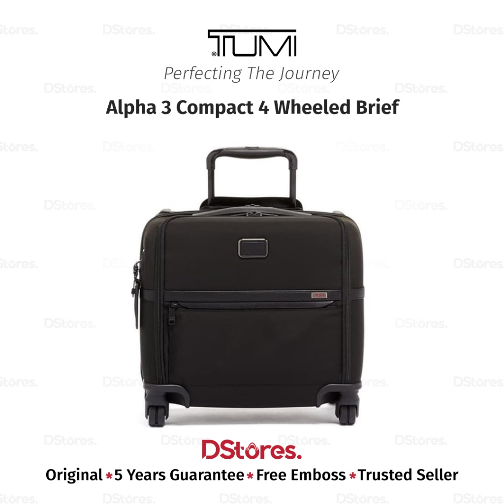 Jual TUM I Alpha 3 Compact 4 Wheeled Brief Shopee Indonesia