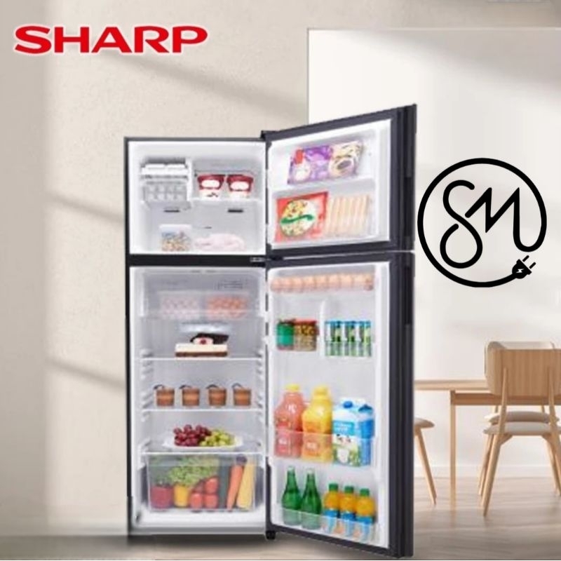 Jual Kulkas Sharp 2 pintu SJ-237MG DB DP 237MG SJ237 205 L Kirei ...