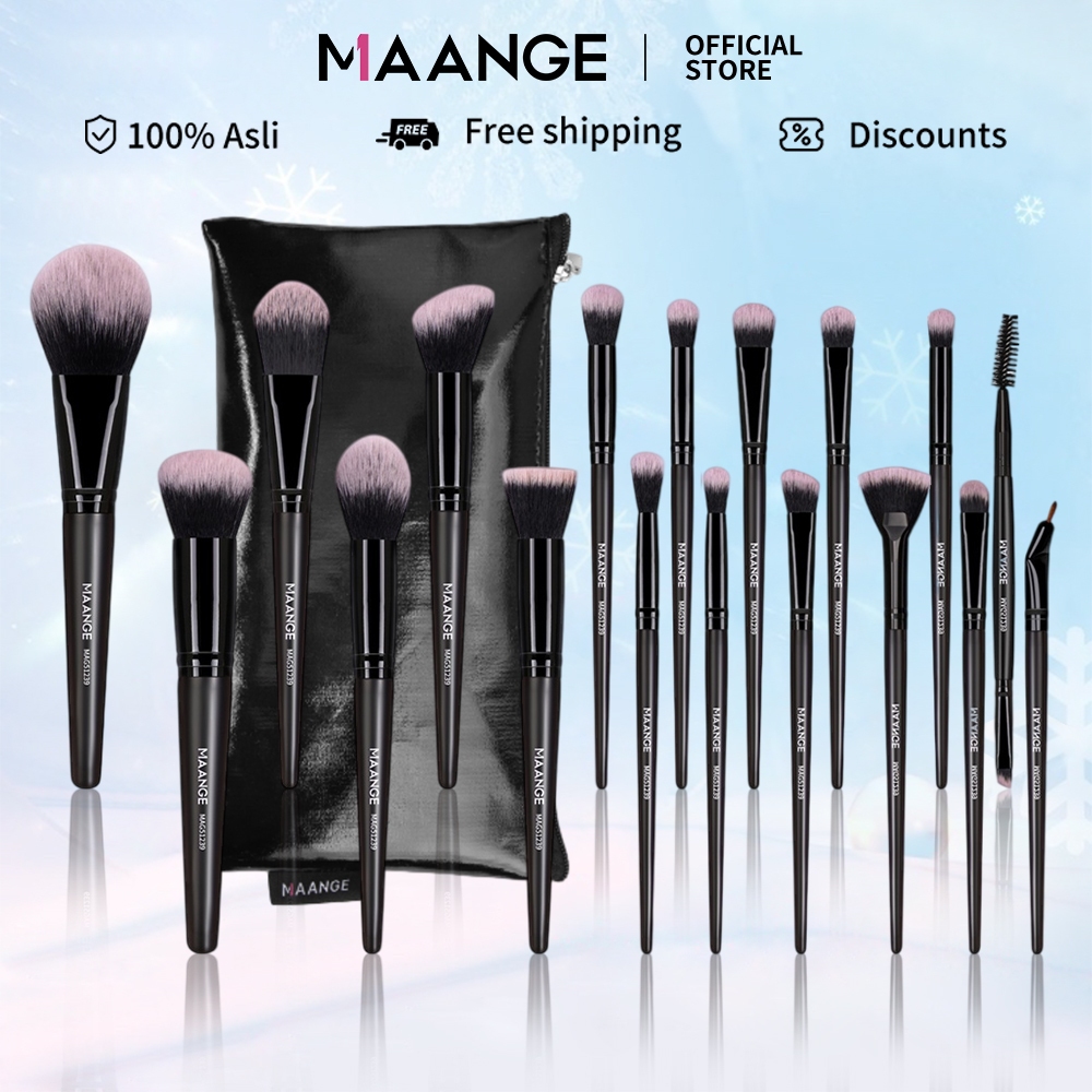 Jual Maange Pcs Set Brush Makeup Profesional Kuas Rias Sintetis