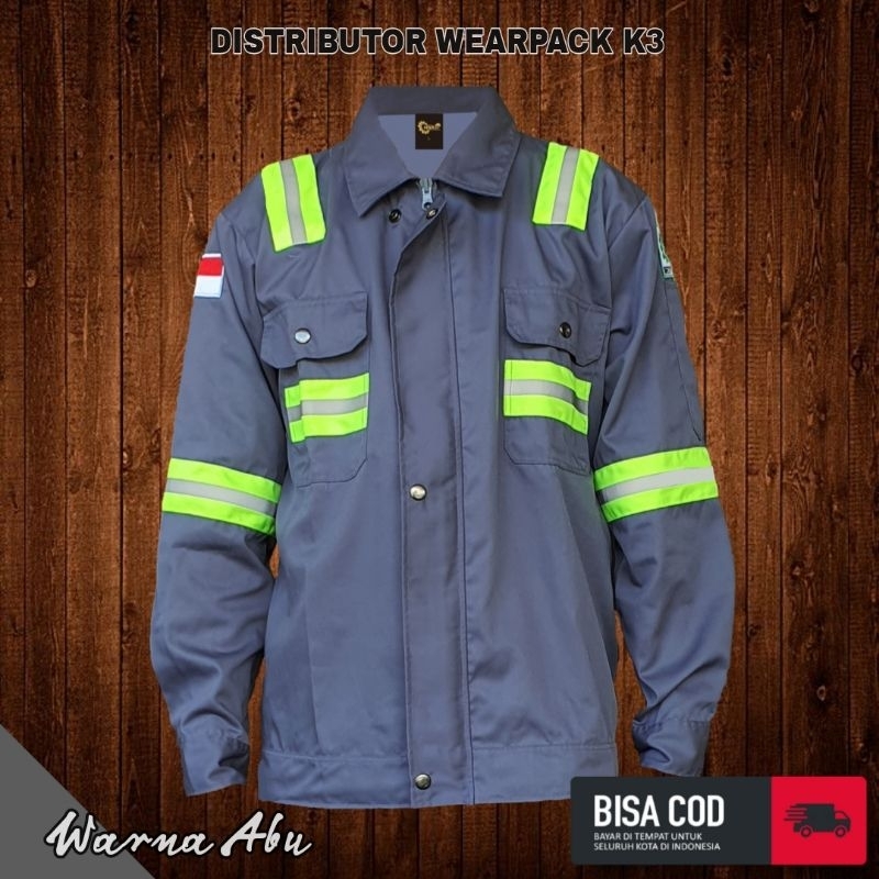 Jual Baju Kerja Keselamatan Dan Kesehatan Kerja Wearpack Safety Apd Lengan Panjang Semi