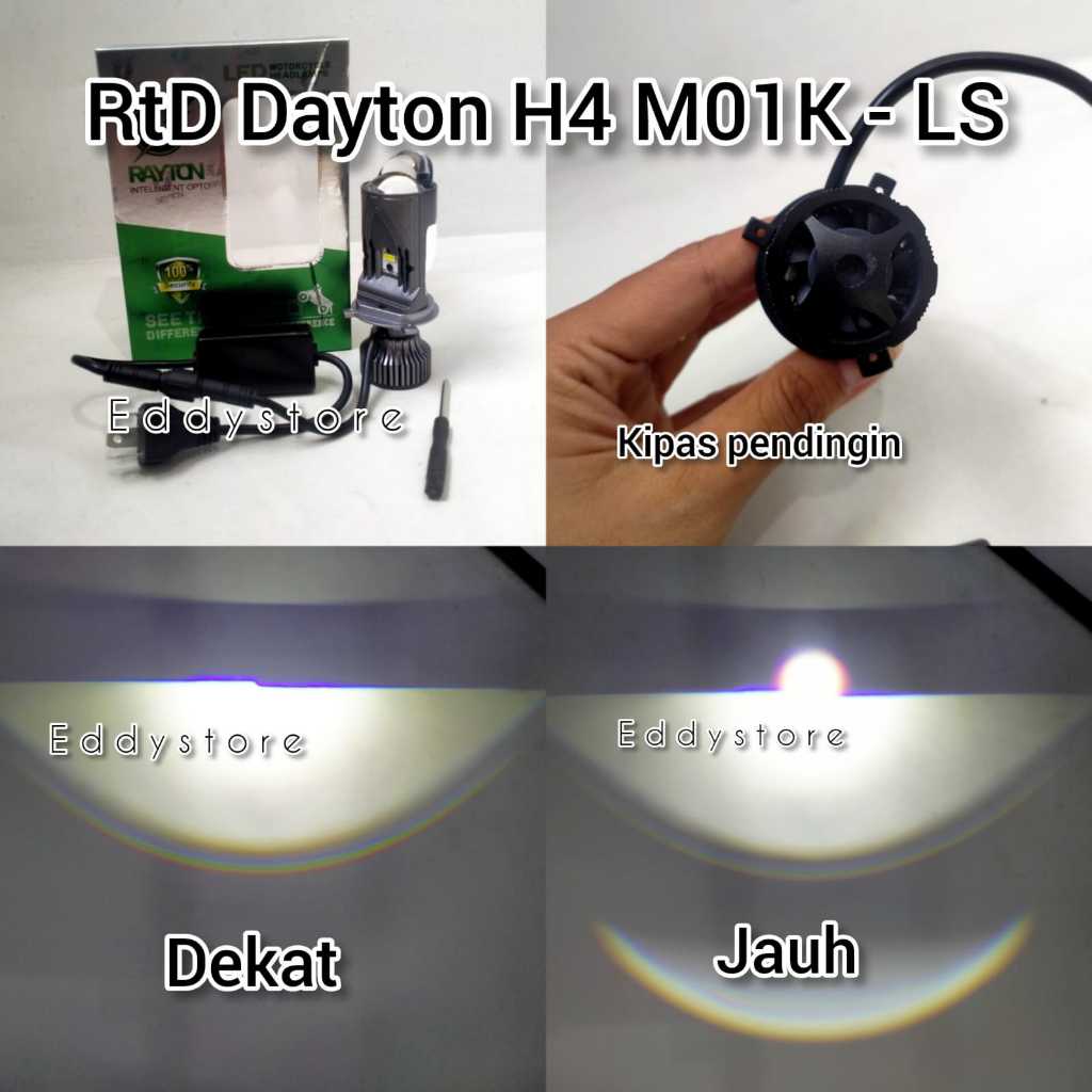 Jual Lampu Utama Led Rtd Rayton M K Ls Ac Dc High Low Putih Watt Di Jamin Terang Shopee