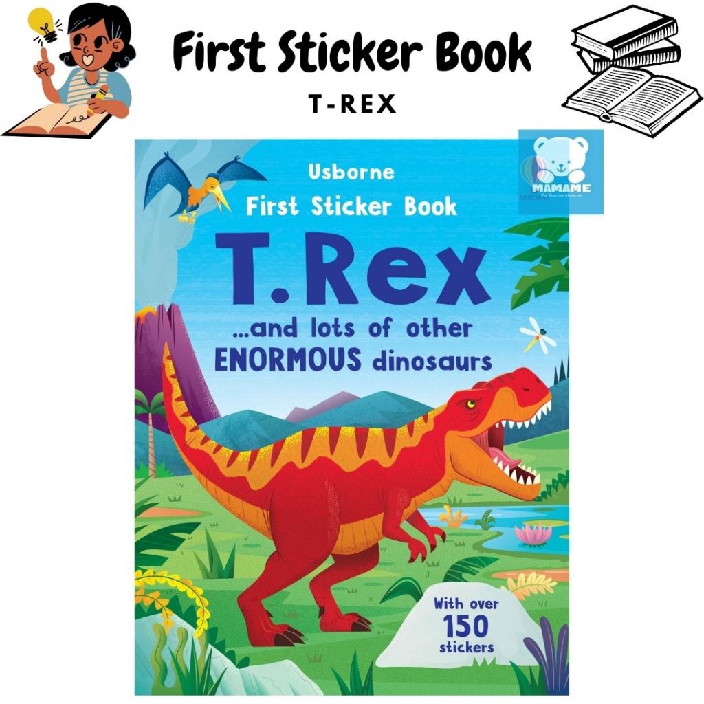 Jual [MAMAME]First Sticker Book // Buku Stiker Dan Bacaan Anak-anak ...