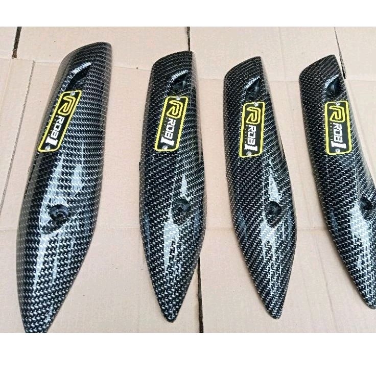 Jual COVER TAMENG KNALPOT ROB1 CARBON NMAX PCX AEROX VARIO 125/150 DLL ...