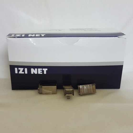 Jual Connector / Konektor / Colokan / Jack RJ45 FTP/STP Cat5 IZINET ...
