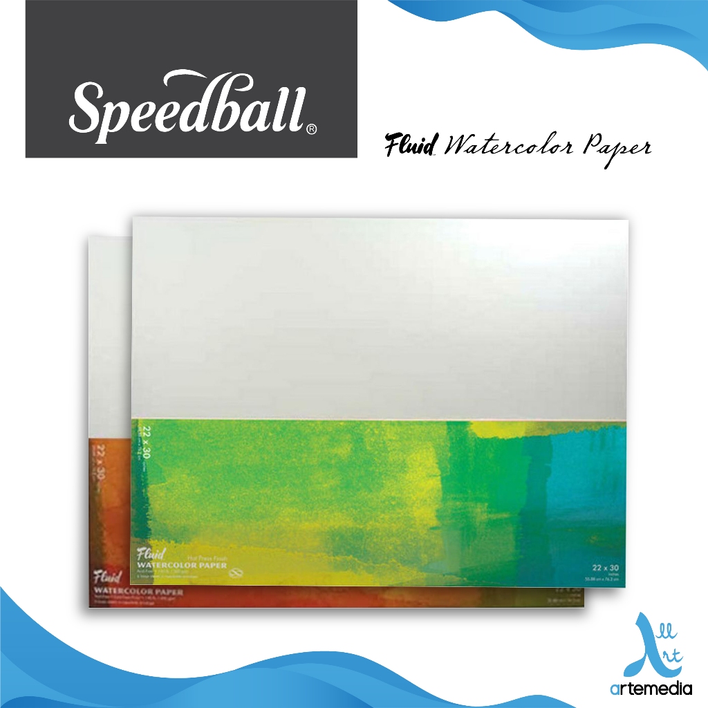 Jual Speedball Fluid 22x30 inch Watercolor Paper Kertas Cat Air ...