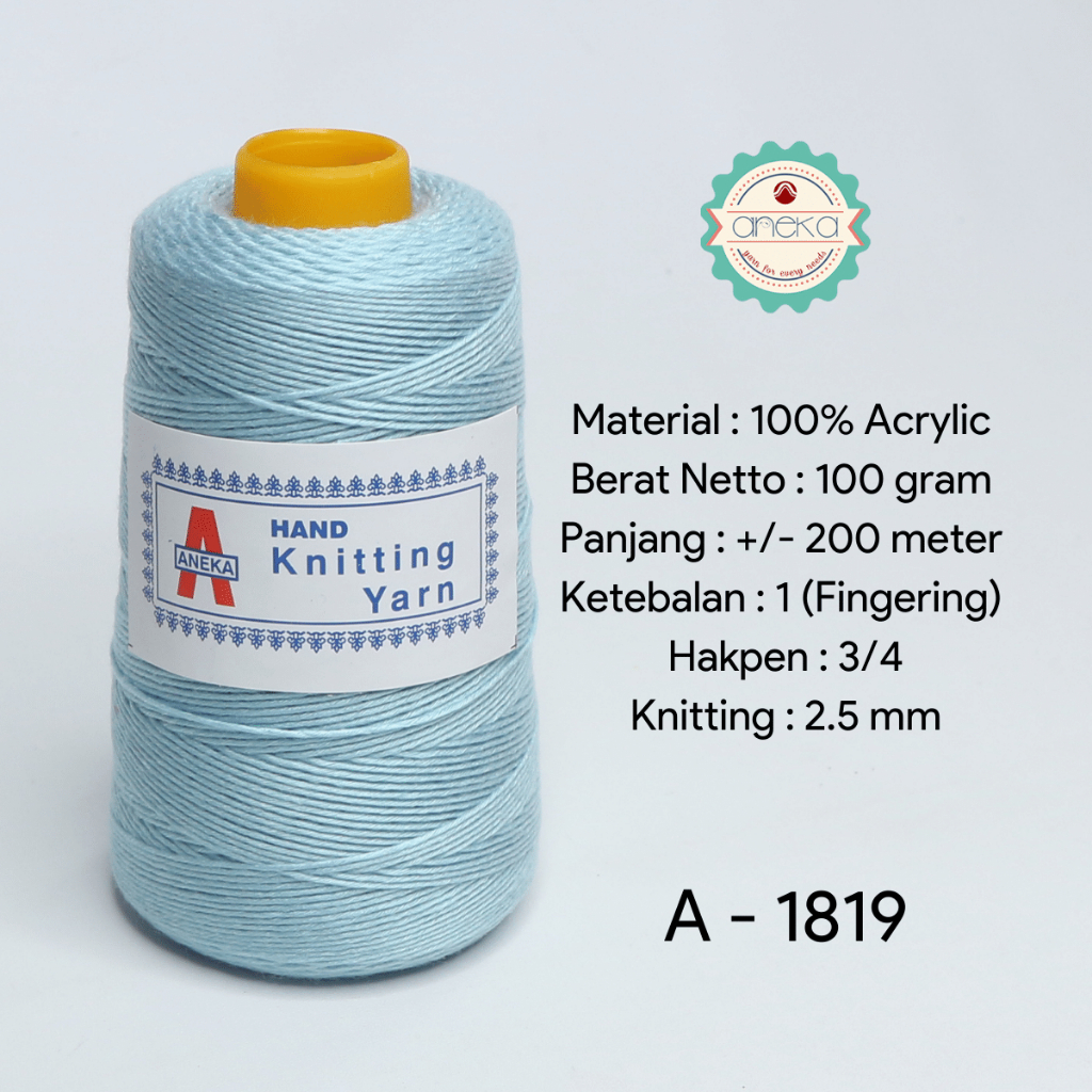 Jual Benang Rajut Aneka Acrylic Yarn Biru Baby Shopee