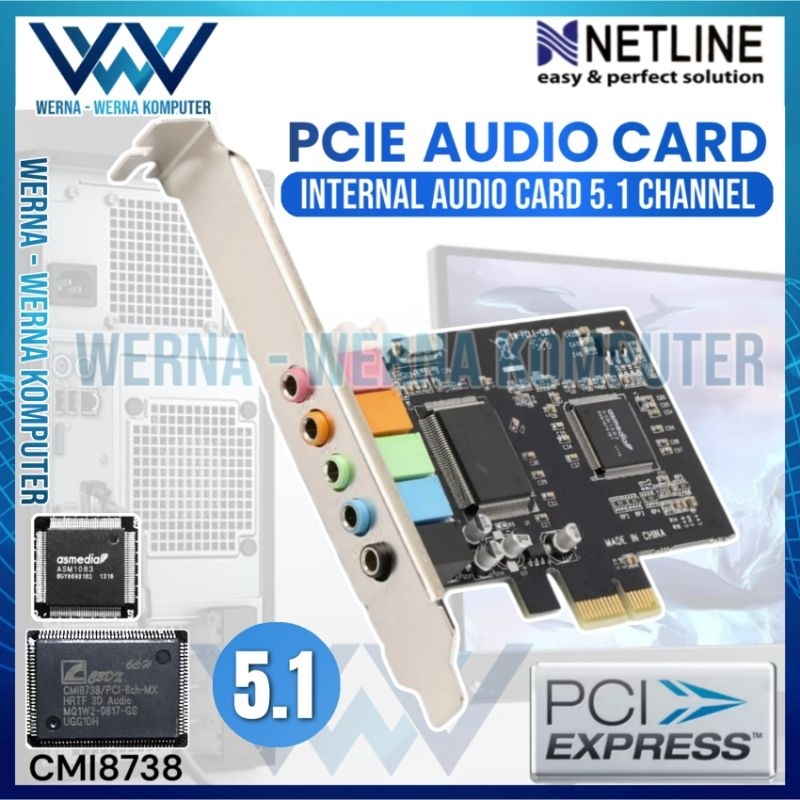 Jual PCIE X1 AUDIO INTERNAL SOUNDCARD 5.1 CH CMI 8738 PCI-E EXPRESS ...