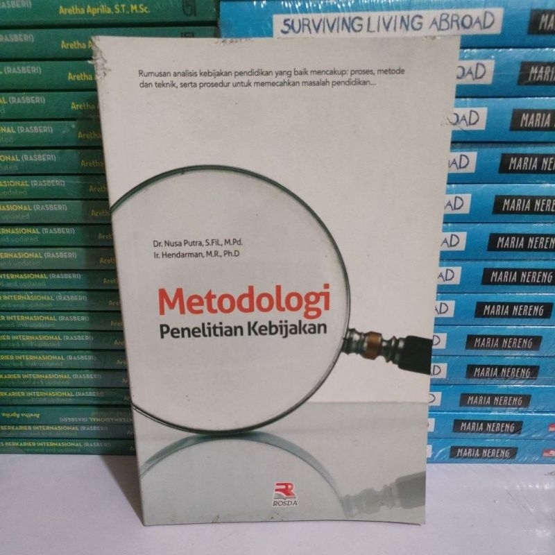 Jual Buku Original - Buku Metodologi Penelitian Kebijakan | Shopee ...