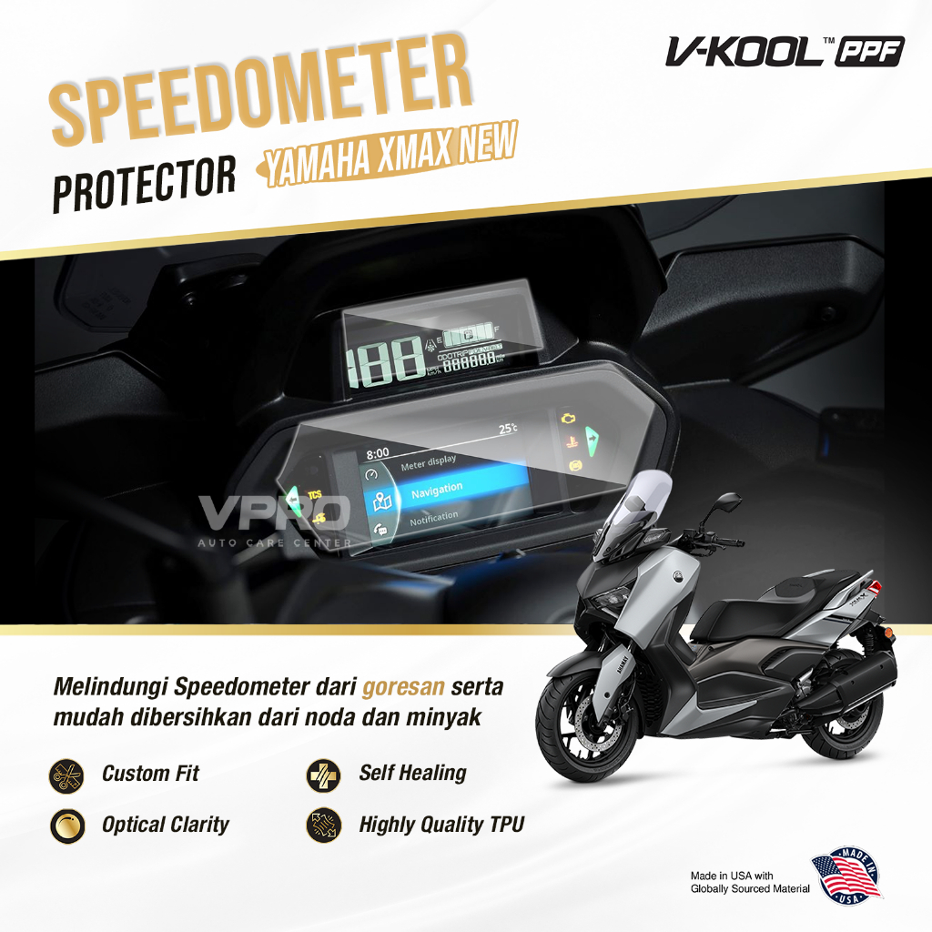 Jual VKOOL PPF Speedometer Motor Yamaha XMAX New 2023 | Anti Gores ...