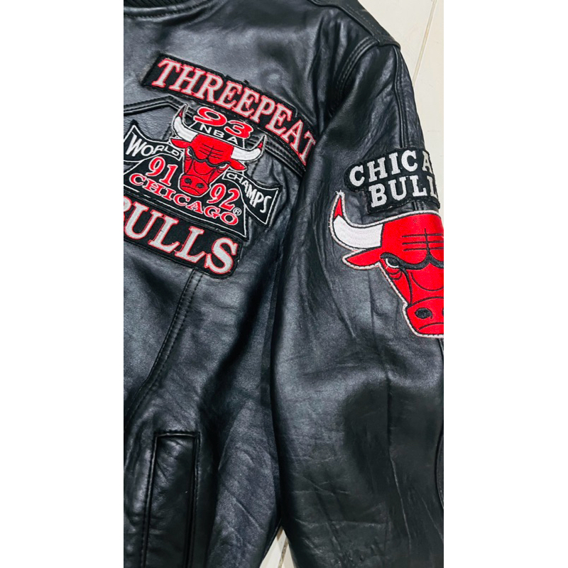 BULLY real leather jacket blouson L AQ99