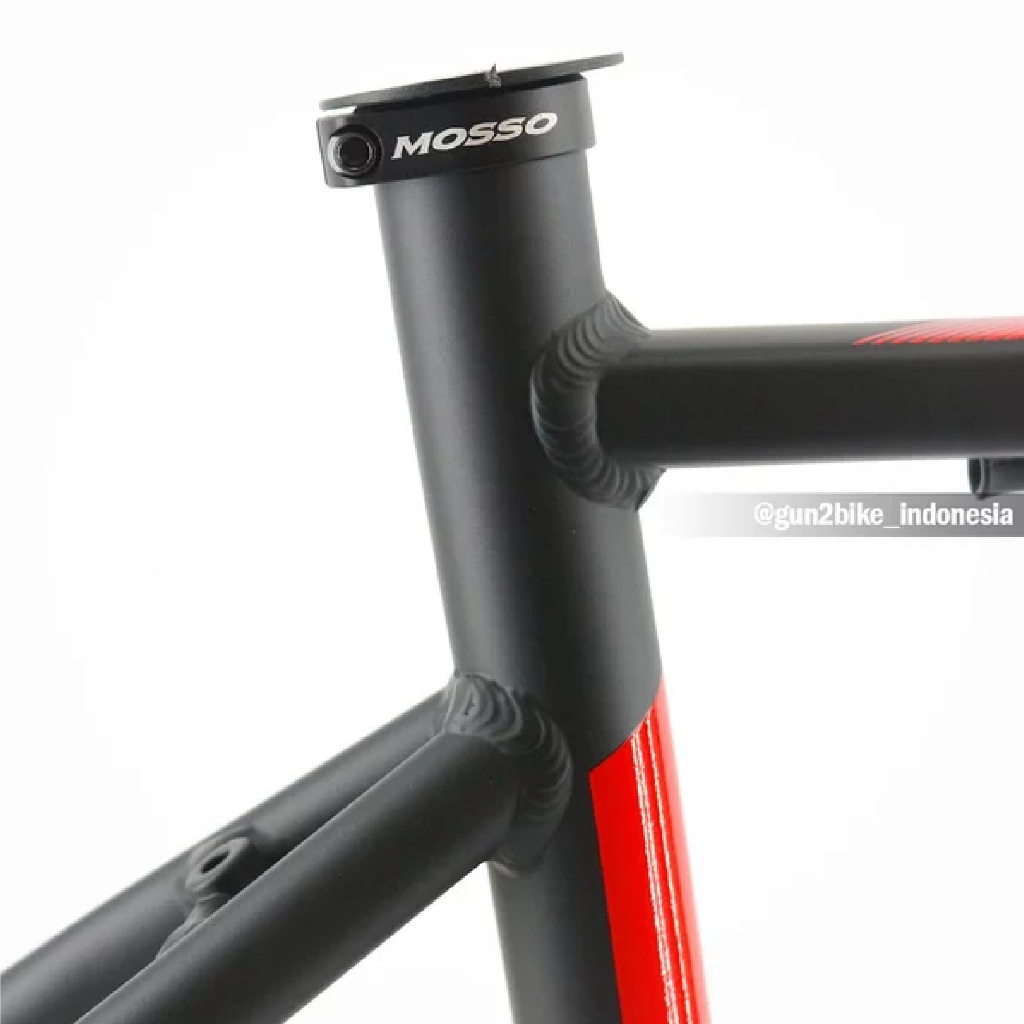 Jual Frame MOSSO Road Bike 701 TCA 700C Black Red | Shopee Indonesia