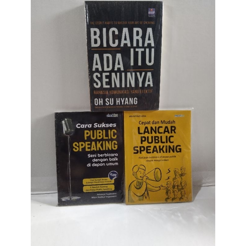 Jual SATU PAKET BUKU MOTIVASI,TIGA BUKU, BICARA' IYU ADA SENINYA,CARA ...