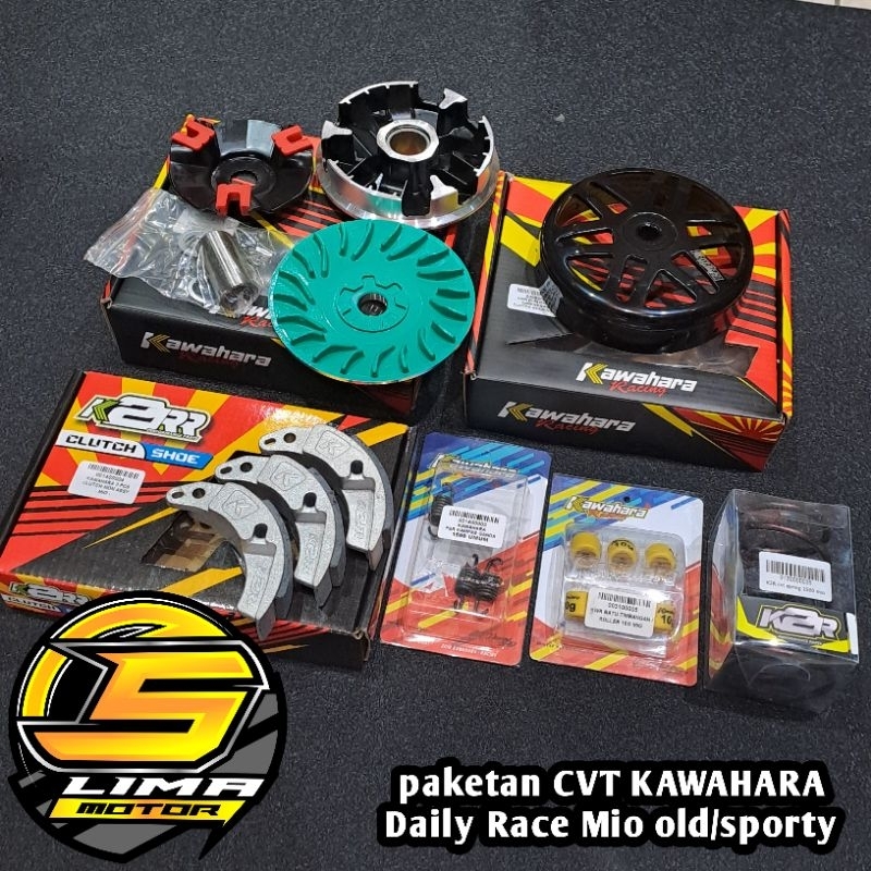 Jual Paketan CVT kirian KAWAHARA DR daily race Mio old sporty smile ...