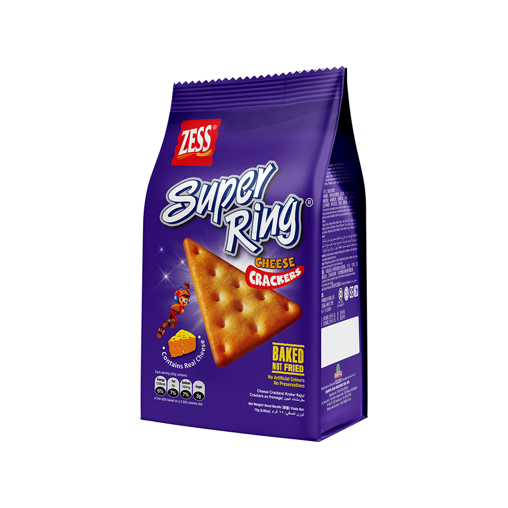Jual Zess Super Ring Cheese Crackers 75g | Shopee Indonesia