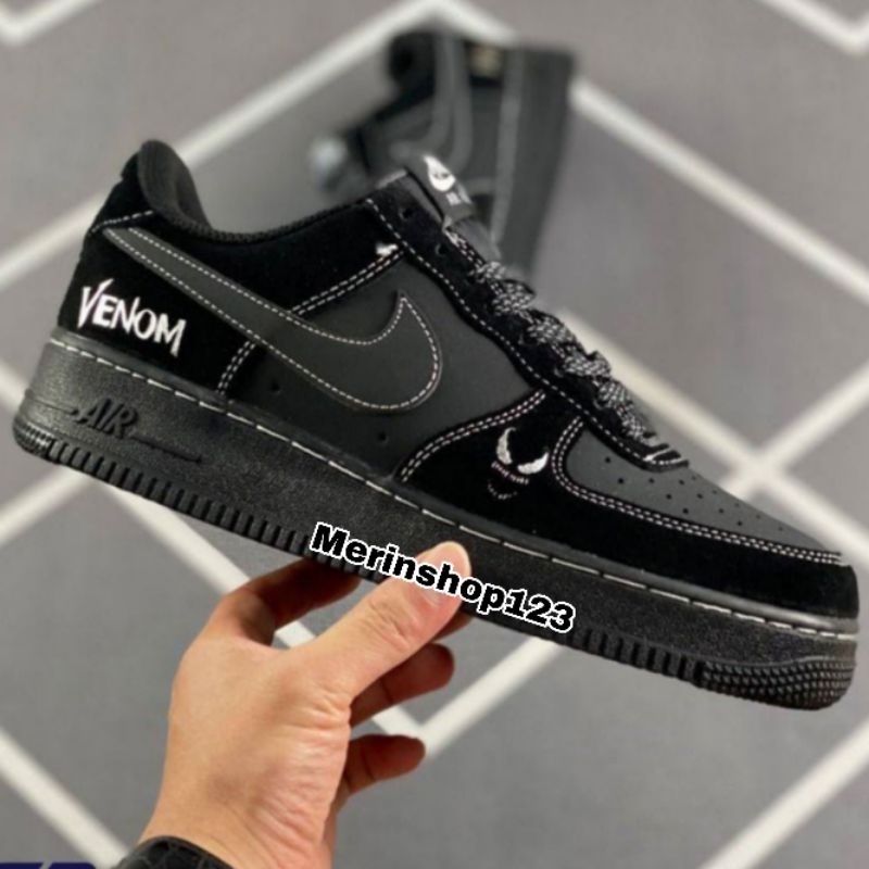 Jual Sepatu AF 1 Low Venom Black High Premium Original | Shopee Indonesia