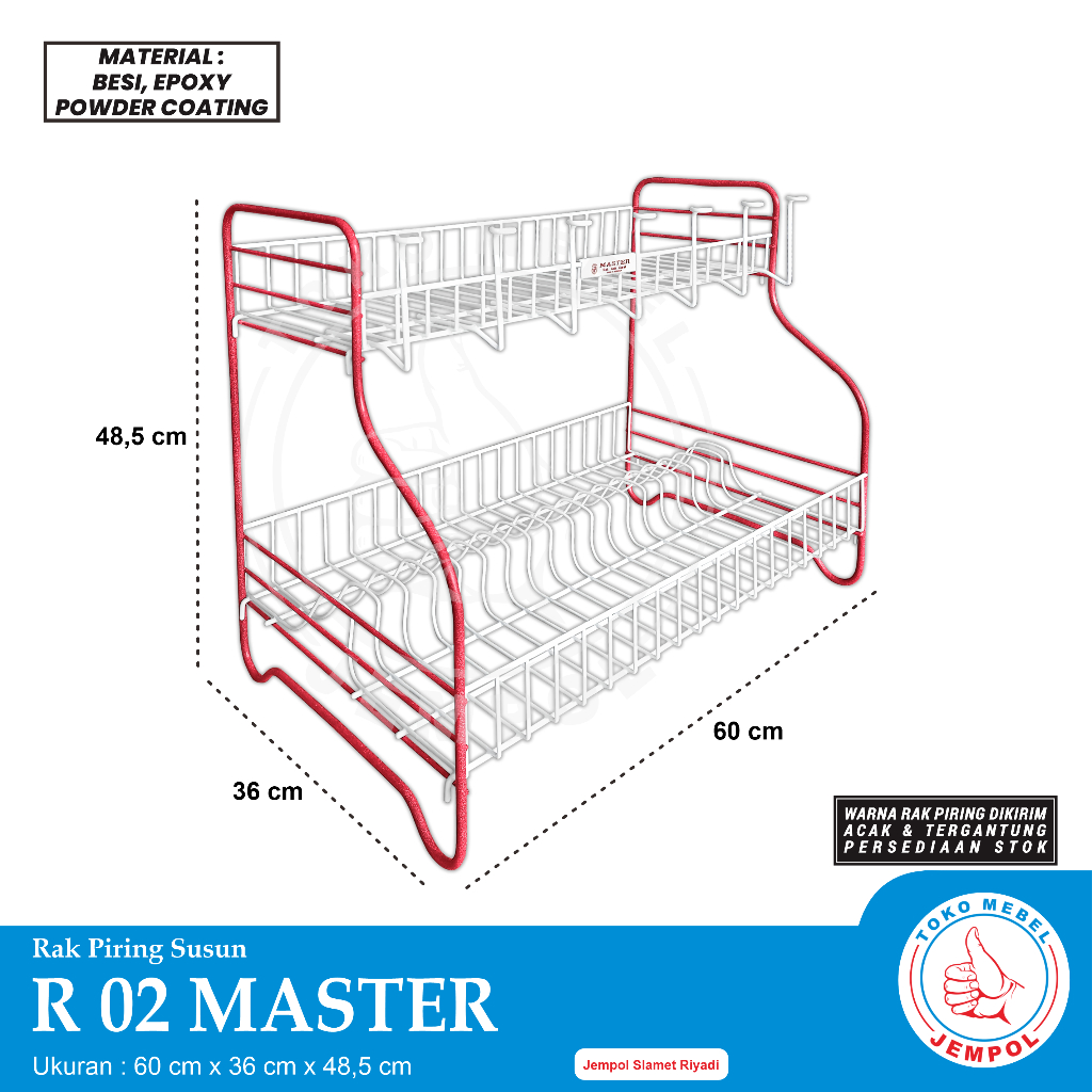 Jual Rak Piring R02 MASTER / Rak Dapur / Rak Pengering Piring ...