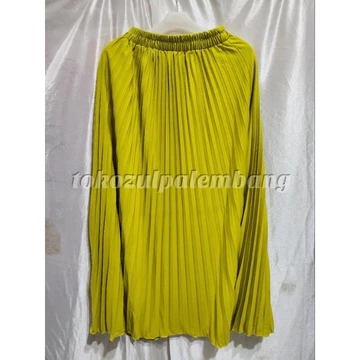 Rok Plisket Premium Bahan Tebal Bahan Jersey Tidak Menerawang