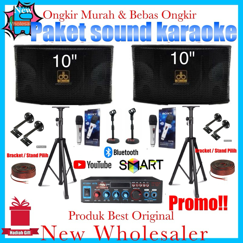 Jual paket Promo sound system dusenberg karaoke speaker 10 inch ...