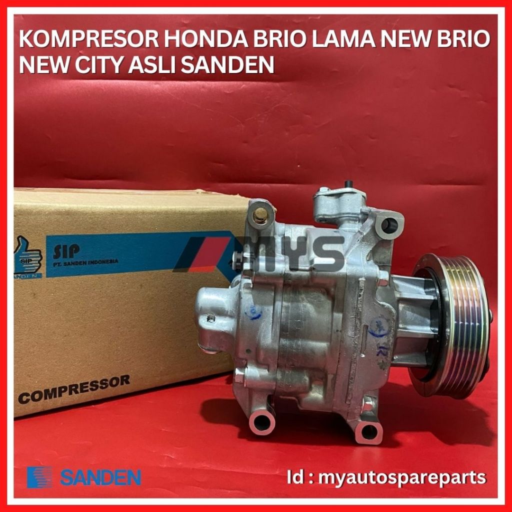 Jual COMPRESSOR AC Mobil HONDA Brio Lama New Brio New City KOMPRESOR ...