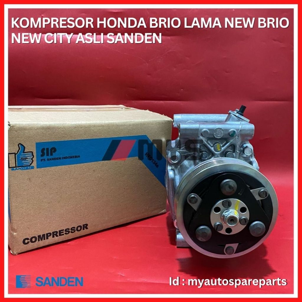 Jual COMPRESSOR AC Mobil HONDA Brio Lama New Brio New City KOMPRESOR ...
