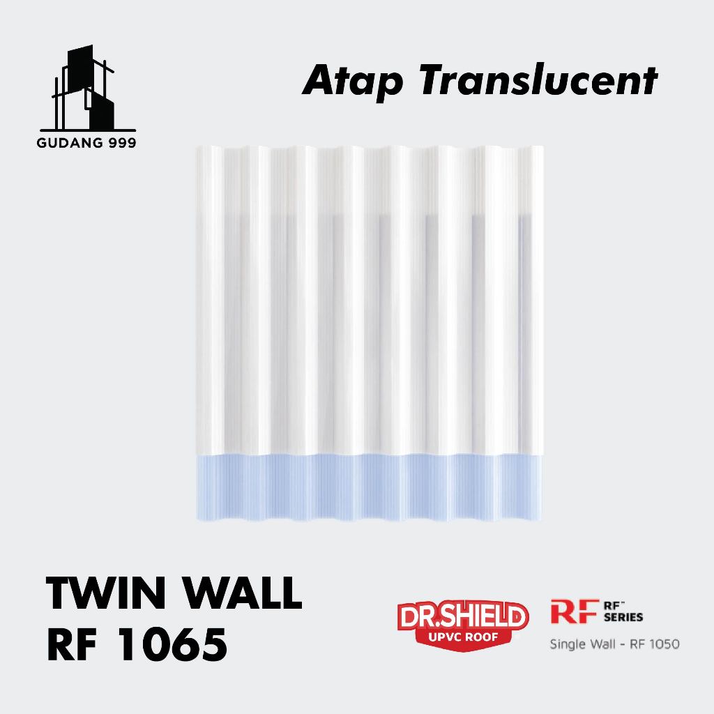 Jual Atap UPVC / Varian Dr.Shield RF 1065 Translucent / TwinWall ...