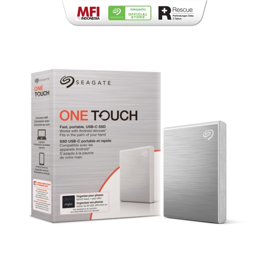 Jual Seagate One Touch SSD 2TB USB-C SSD Eksternal Garansi Resmi