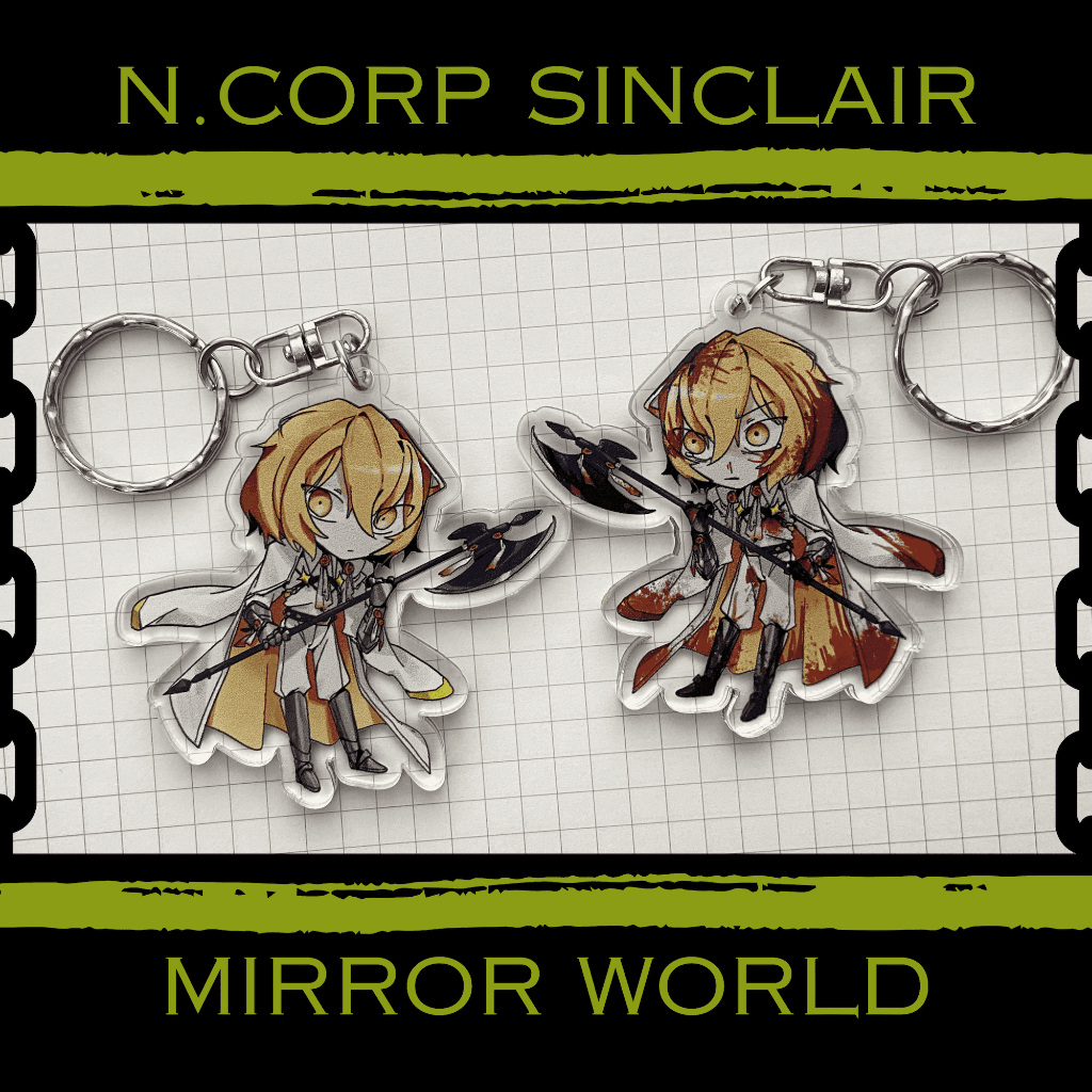 Jual Limbus Company | NCorp Sinclair Keychain Fanart | Shopee Indonesia