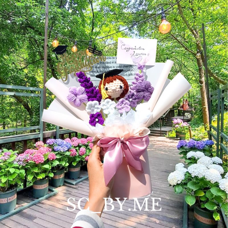 Jual [SC_BY.ME] [BISA REQUEST NAMA] Bouquet Wisuda / Buket Graduation ...