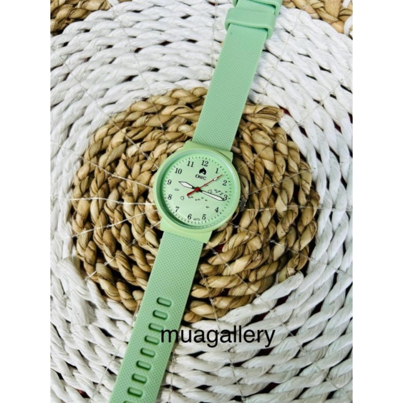 Jam Tangan Wanita Onic Fashion Tali Rubber Warna Analog