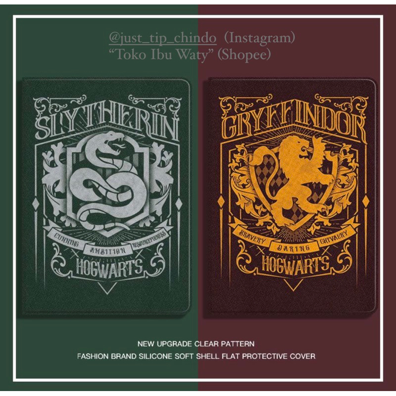 Jual HOGWARTS iPad Protective Cover Case (Apple/iOs) || Slytherin ...