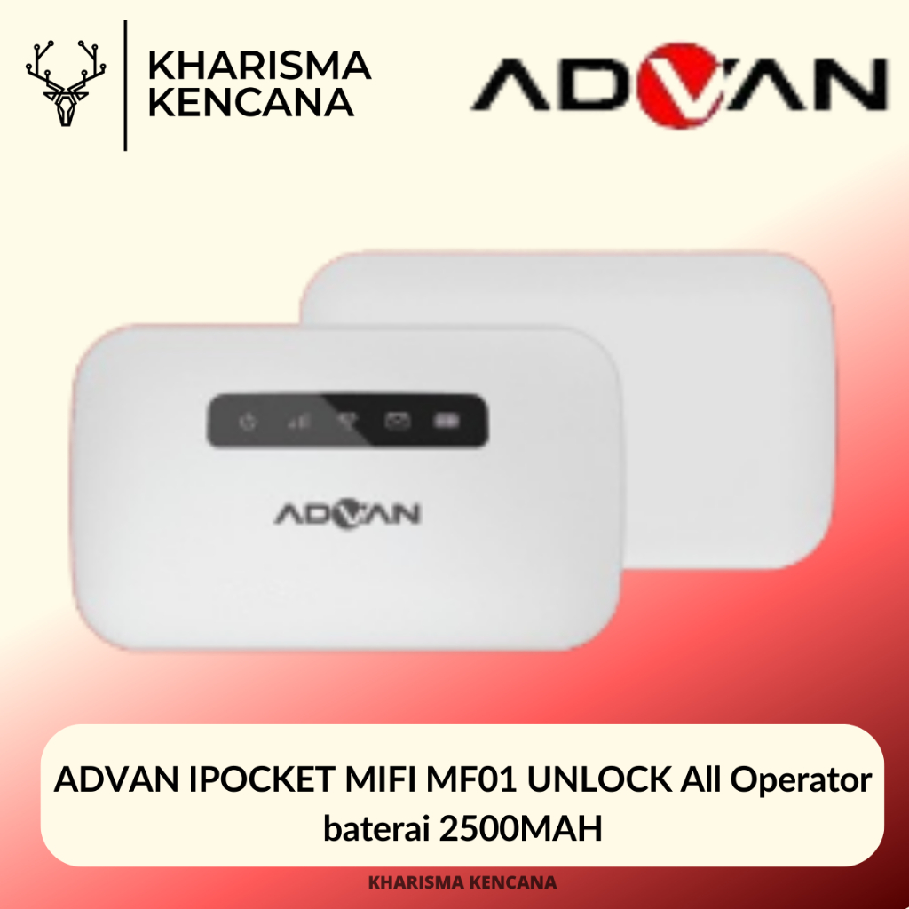 Jual ADVAN IPOCKET MIFI MF01 UNLOCK All Operator Baterai 2500MAH