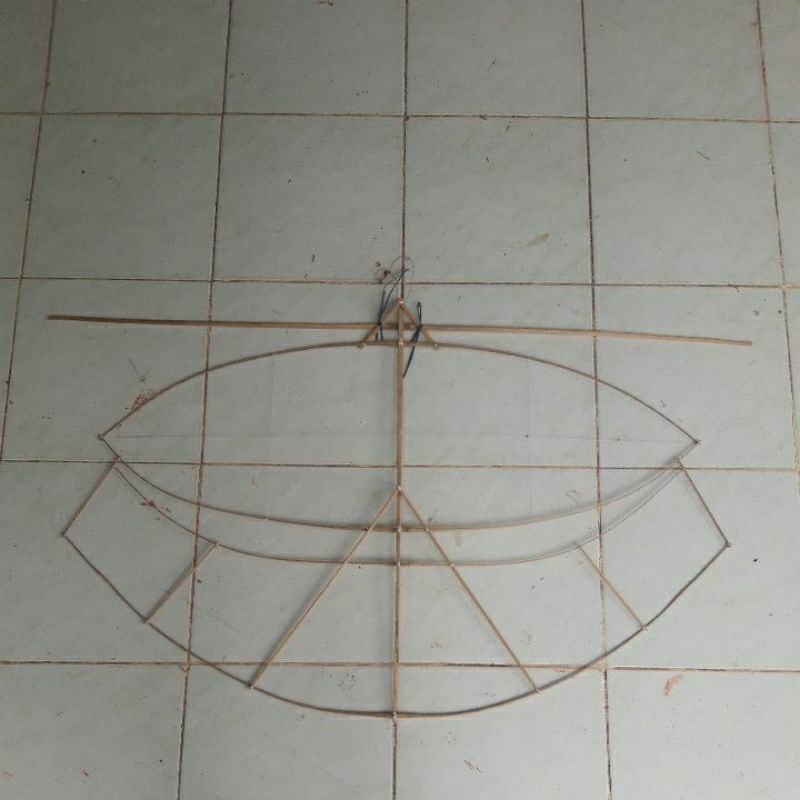 Jual kerangka layangan pegon SUDAH RAKIT+SENDAREN | Shopee Indonesia