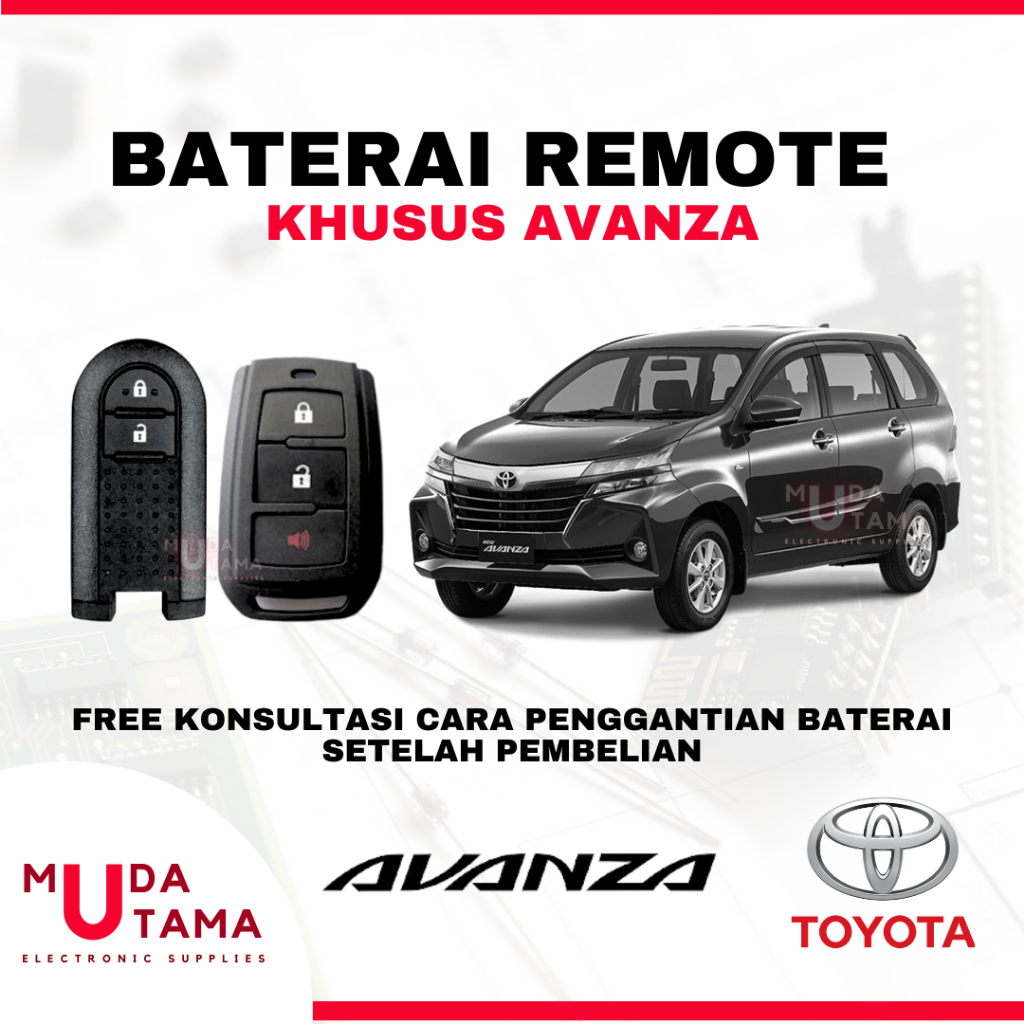 Jual Baterai Remote AVANZA - ORIGINAL PANASONIC CR2032 | Battery Remote ...