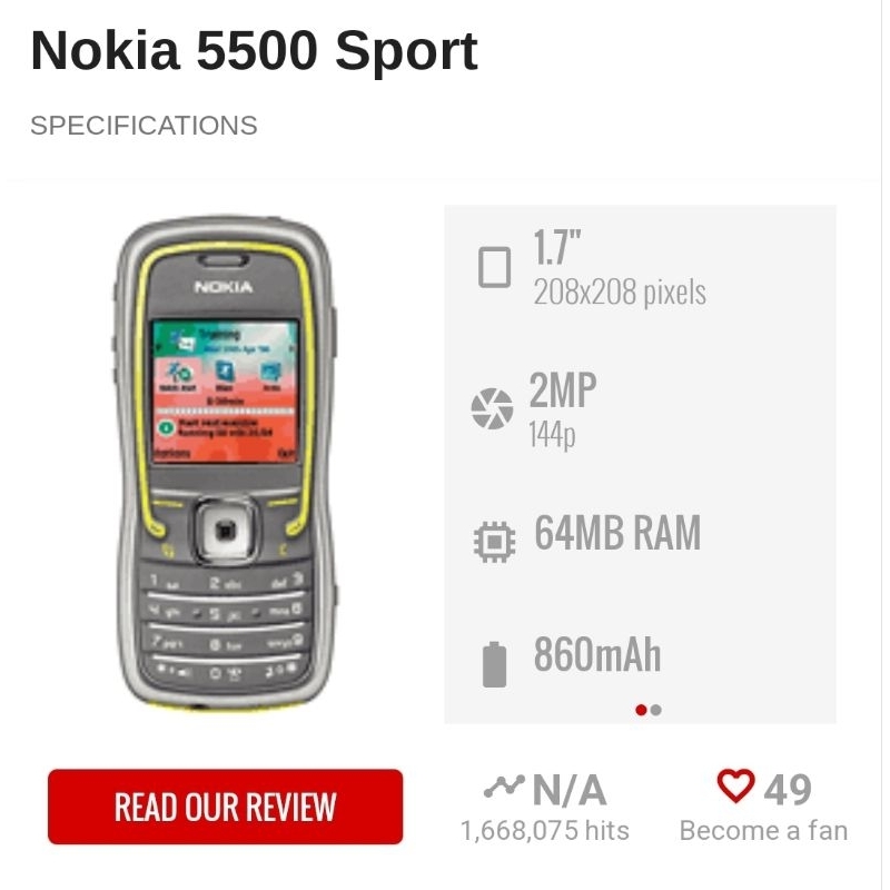 Jual NOKIA 5500 SPORT HP JADUL HP LANGKA UNIK DAN MENARIK HP LEGENDARIS ...