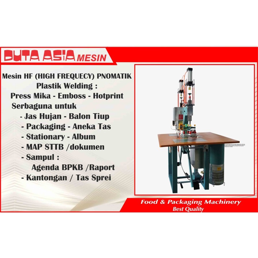 Jual MESIN HF (HIGH FREQUENCY) - PNEUMATIK U/ MESIN MAP K13 | Shopee ...