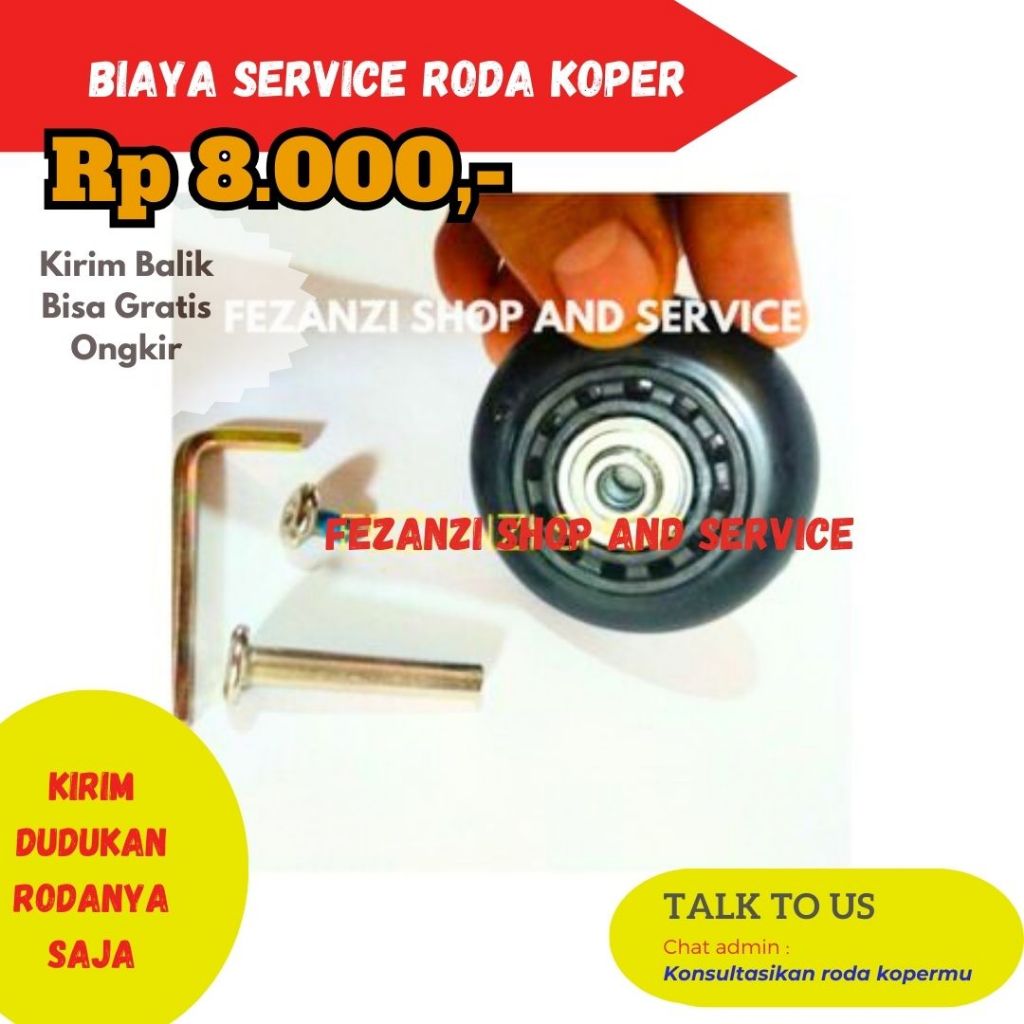 Jual Roda koper pengganti bearing diameter 6cm lebar 1.8cm | Shopee ...
