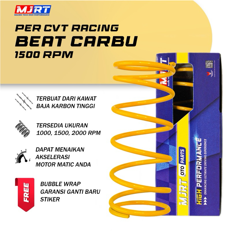 Jual PER CVT RACING 1500 RPM BEAT CARBU MJRT | Shopee Indonesia