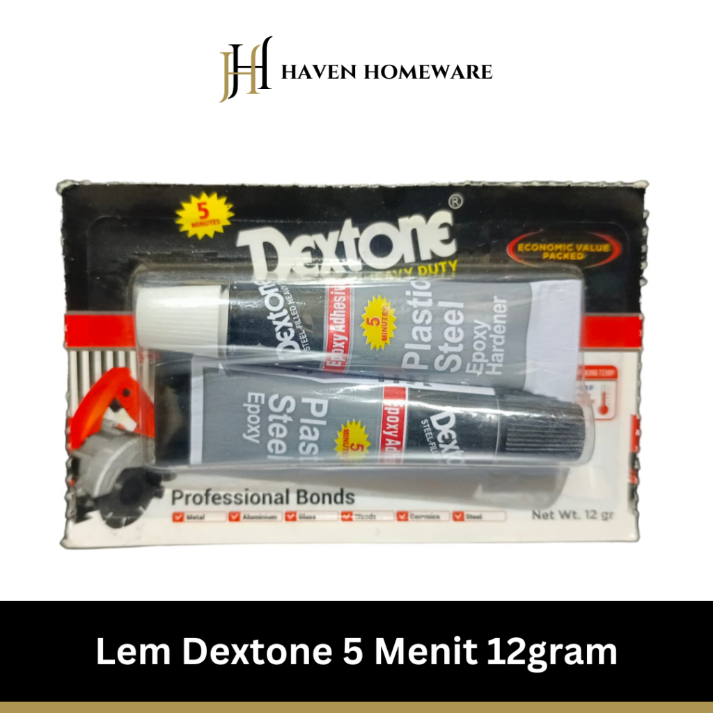 Jual Dextone Lem Campur Gr Lem Besi Epoxy Plastik Steel Menit Gram Shopee Indonesia