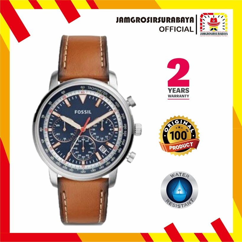 Jam Tangan Fossil Pria FS5414 FS 5414 Original Garansi 2 Tahun Include Box Original