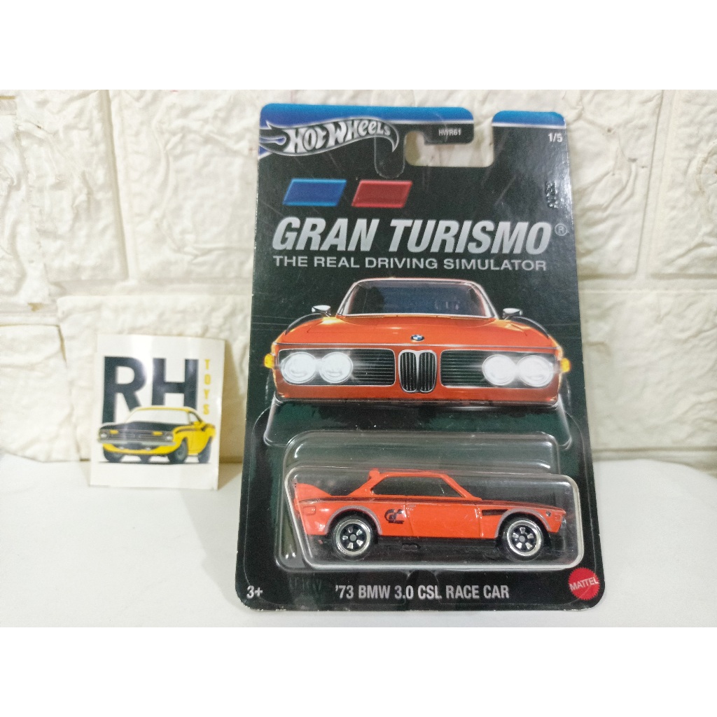 Jual Hot Wheels 73 BMW 3.0 CSL Race Car Gran Turismo Series | Shopee ...